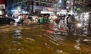 Heavy Rainfall Causes Traffic Disruptions in Hyderabad