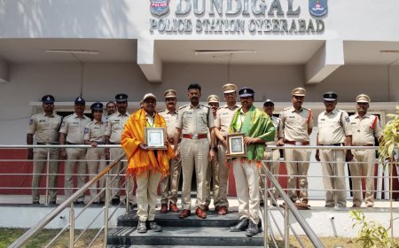 దొంగల పట్టివేతలో దుండిగల్ పోలీసుల ప్రతిభ