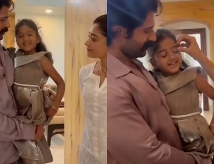 Rashmika & Vijay Deverakonda Share Heartwarming Moment with Young Fan