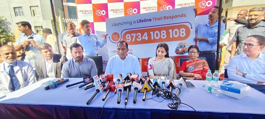 మల్లారెడ్డి విశ్వవిద్యాపీట్ ఆధ్వర్యంలో “వన్ హెల్త్ అంబులెన్స్” సేవల ప్రారంభం
