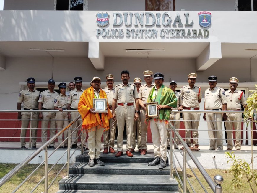 దొంగల పట్టివేతలో దుండిగల్ పోలీసుల ప్రతిభ