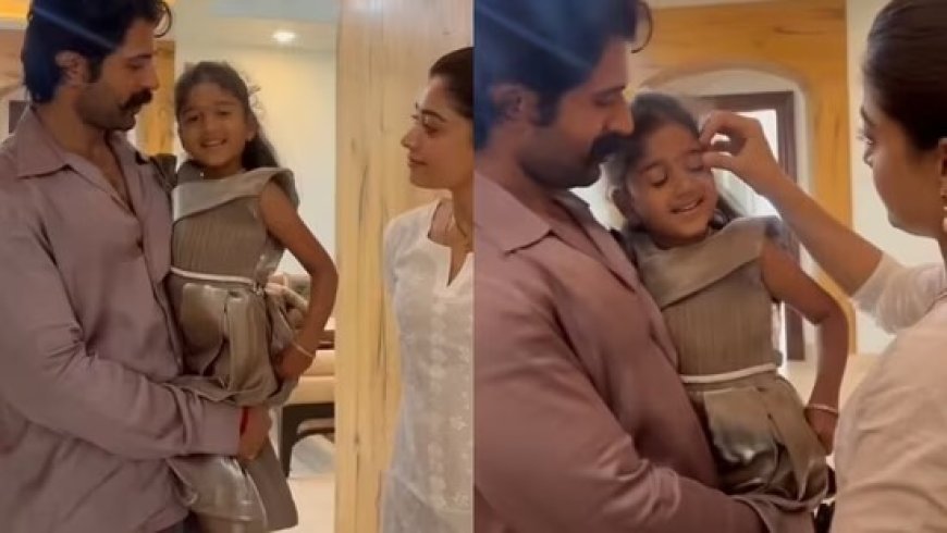 Rashmika & Vijay Deverakonda Share Heartwarming Moment with Young Fan