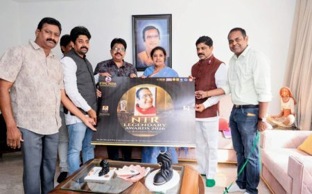Daggubati Purandeswari Unveils NTR Legendary Awards Poster