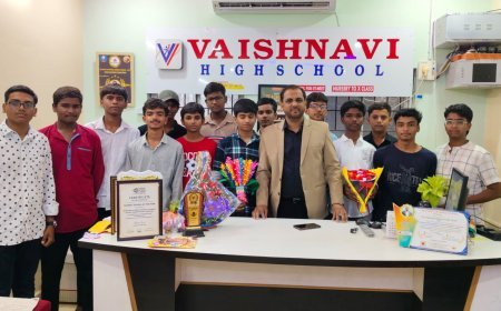 Vaishnavi Olympiad School Achieves 100% SSC Pass with Outstanding Results