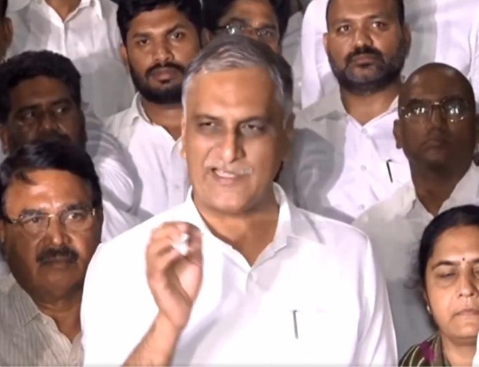 Harish Rao Alleges Surveillance on BRS Leaders by State Government