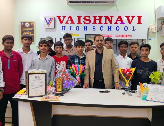 Vaishnavi Olympiad School Achieves 100% SSC Pass with Outstanding Results