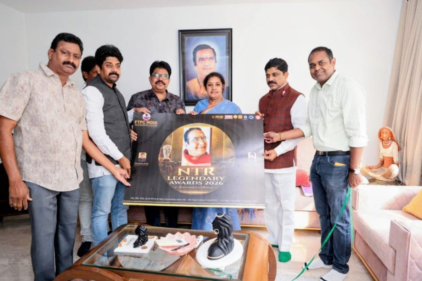 Daggubati Purandeswari Unveils NTR Legendary Awards Poster