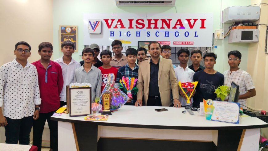 Vaishnavi Olympiad School Achieves 100% SSC Pass with Outstanding Results