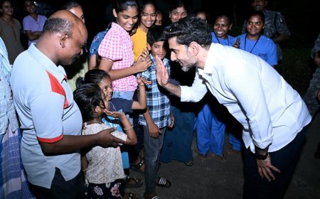 Lokesh Visits Rural Development Trust Hospital