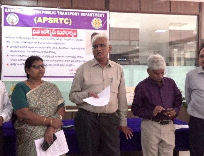 APSRTC Orders Mandatory Health Checks for Drivers & Conductors