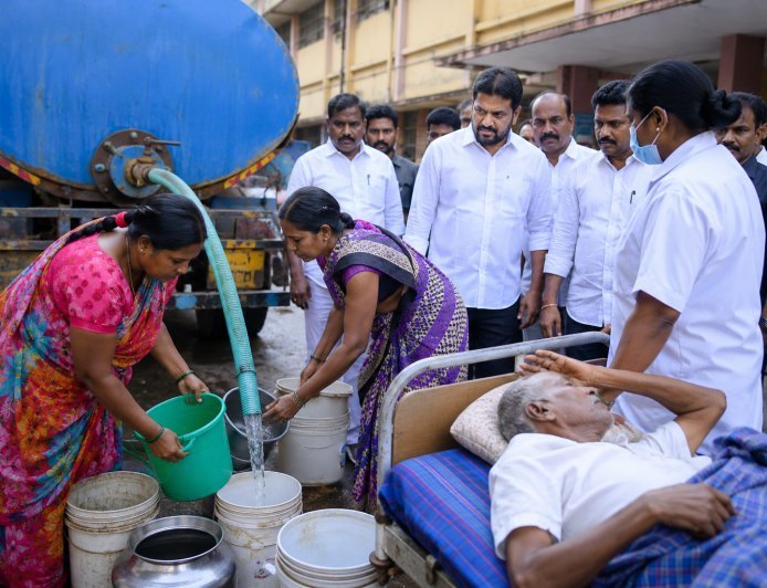 Tekkali Hospital Water Crisis Triggers Political Storm