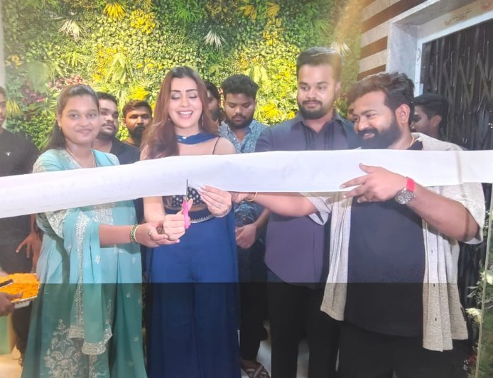 Stars Glam Up Vijayawada Studio Launch