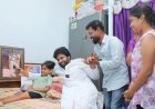 Pawan Kalyan Visits Ailing Fan in Warangal