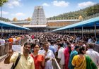 Heavy Rush Continues at Tirumala