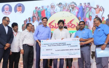 Pawan Releases Farmer Aid in Kakinada