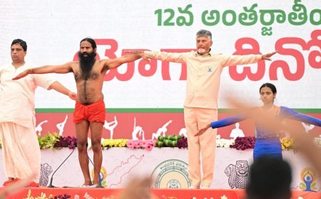 Naidu Promotes Yoga as a Way of Life