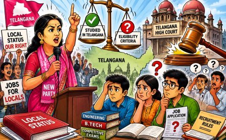Telangana Local Status Row Revives