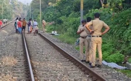 Youth Escapes Train Track Tragedy