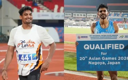 నేషనల్ అథ్లెటిక్స్‌లో రోహిత్ యాదవ్ రికార్డు
