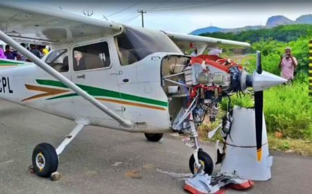 Training Aircraft Makes Emergency Landing