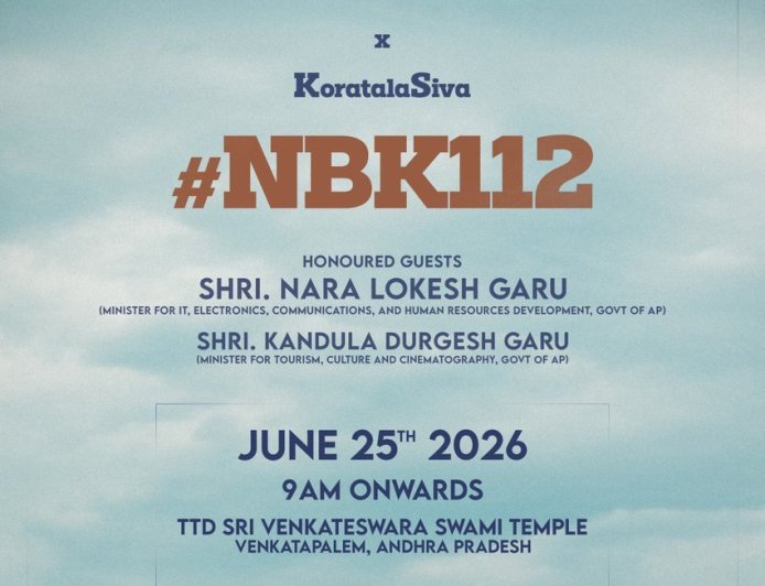 Balakrishna-Koratala Film Launched
