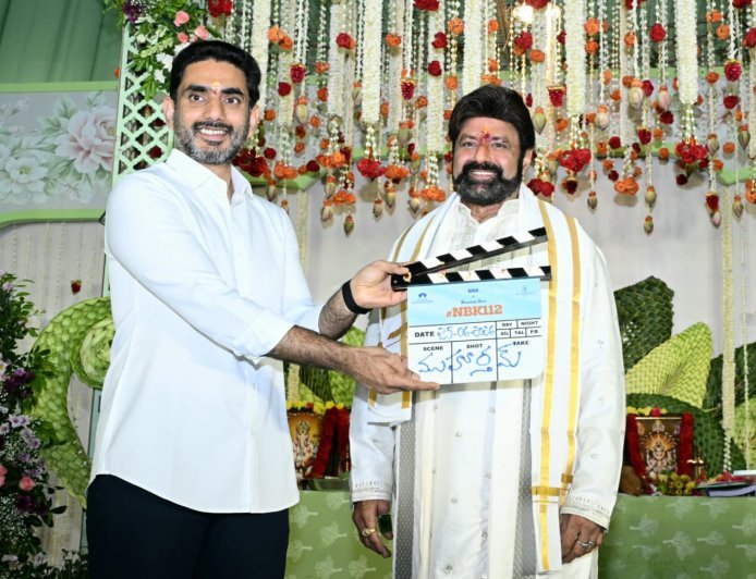 NBK 112 Launched in Amaravati