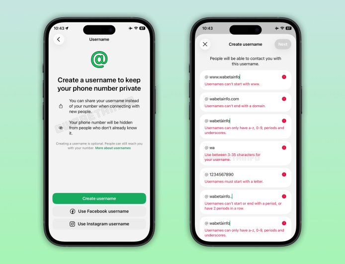 WhatsApp Introduces Username Feature