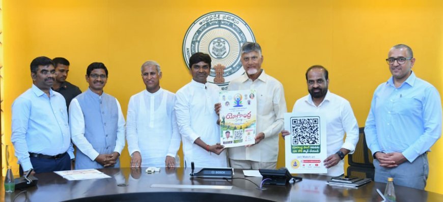 Naidu Launches Yoga Andhra Campaign