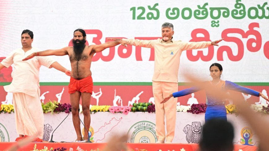 Naidu Promotes Yoga as a Way of Life
