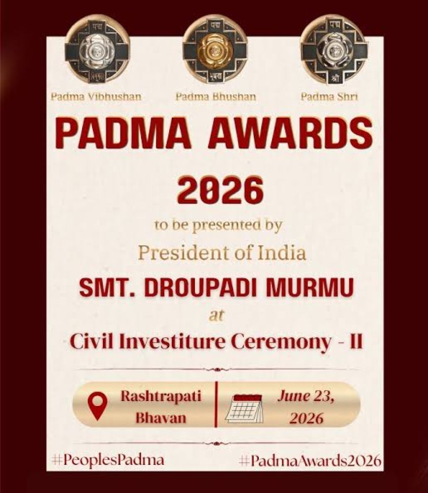 President to Present Padma Awards