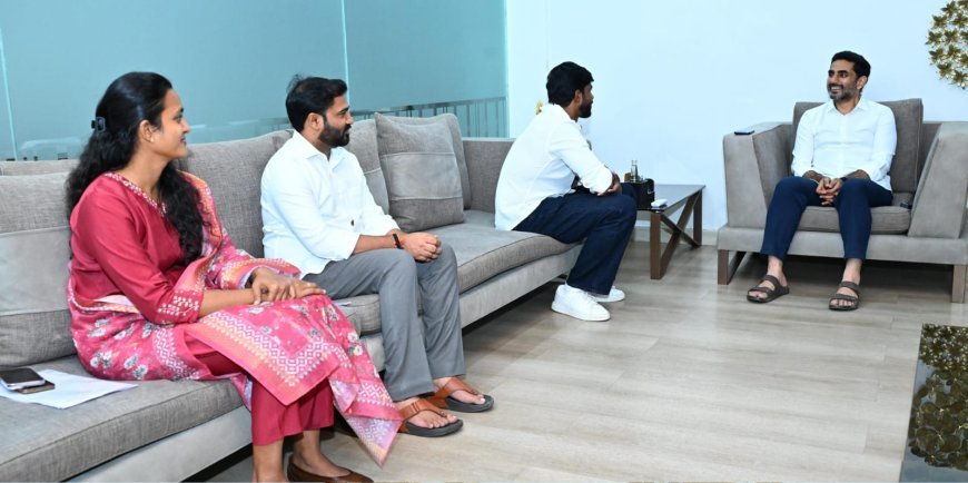 Satwiksairaj Calls on Lokesh