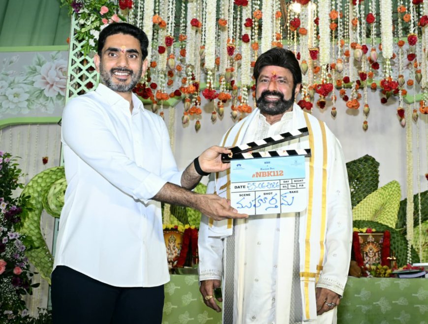 NBK 112 Launched in Amaravati