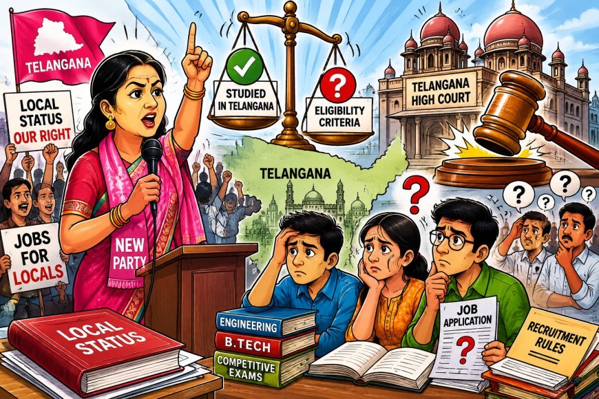 Telangana Local Status Row Revives