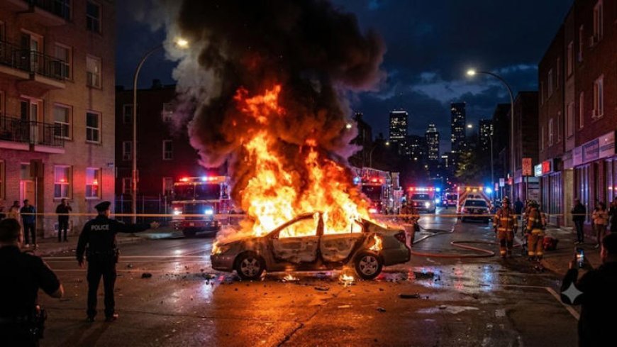 Man Dies After Car Blaze