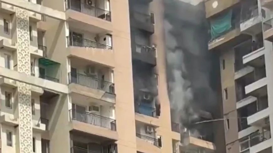 Major Apartment Fire Hits Noida