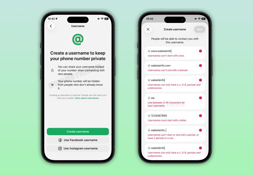 WhatsApp Introduces Username Feature