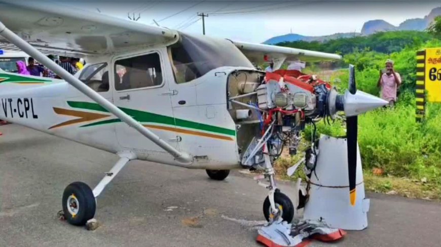 Training Aircraft Makes Emergency Landing