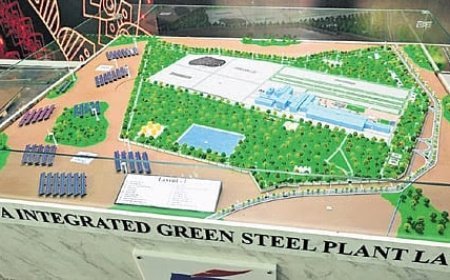Naidu Launches JSW Steel Plant Project