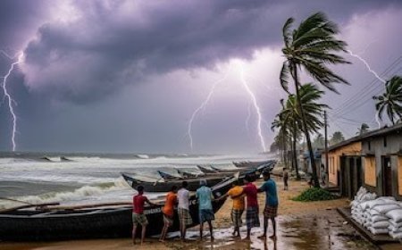 Odisha Depression Brings Andhra Showers
