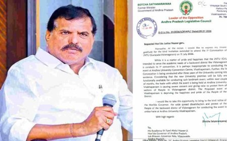 Botsa Opposes Convocation Venue