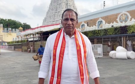 Malla Reddy Visits Tirumala Temple