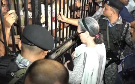 Congress Stages Protest Near PM