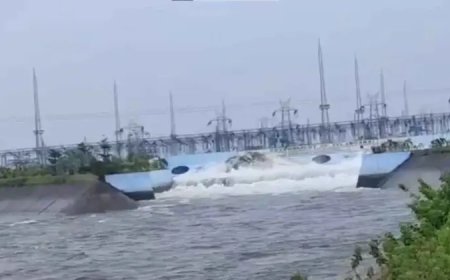 Godavari Floodwaters Rise At Kaleshwaram