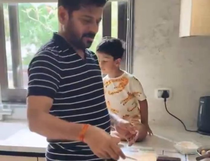 Revanth Reddy’s Emotional Kitchen Moment