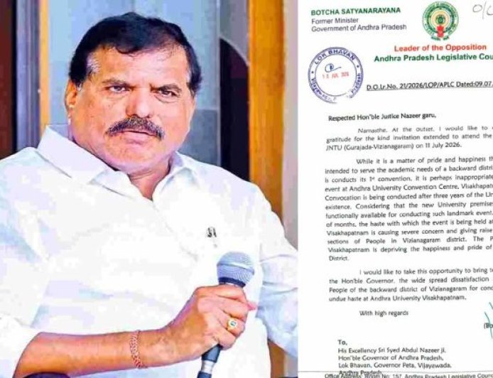 Botsa Opposes Convocation Venue