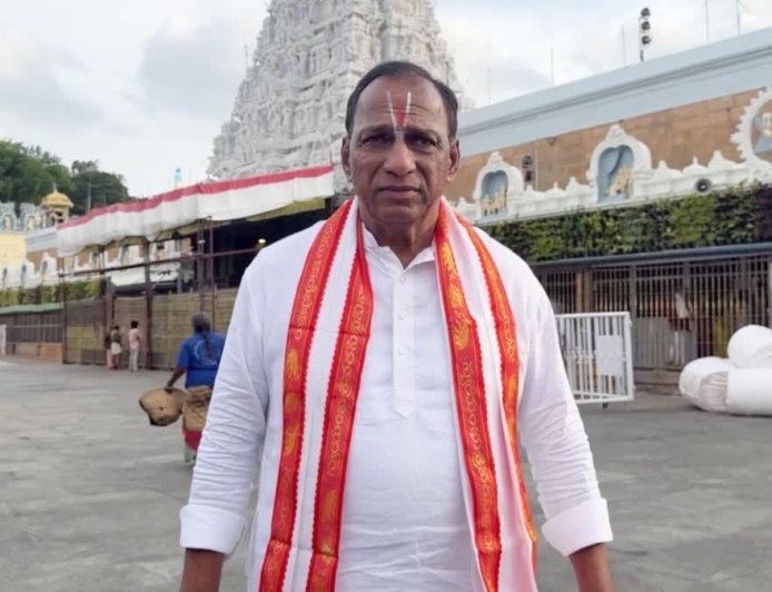 Malla Reddy Visits Tirumala Temple