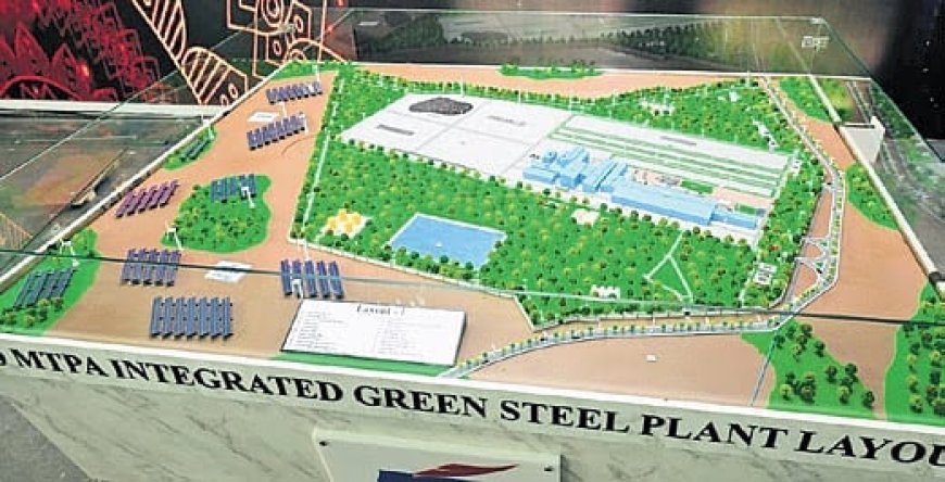 Naidu Launches JSW Steel Plant Project