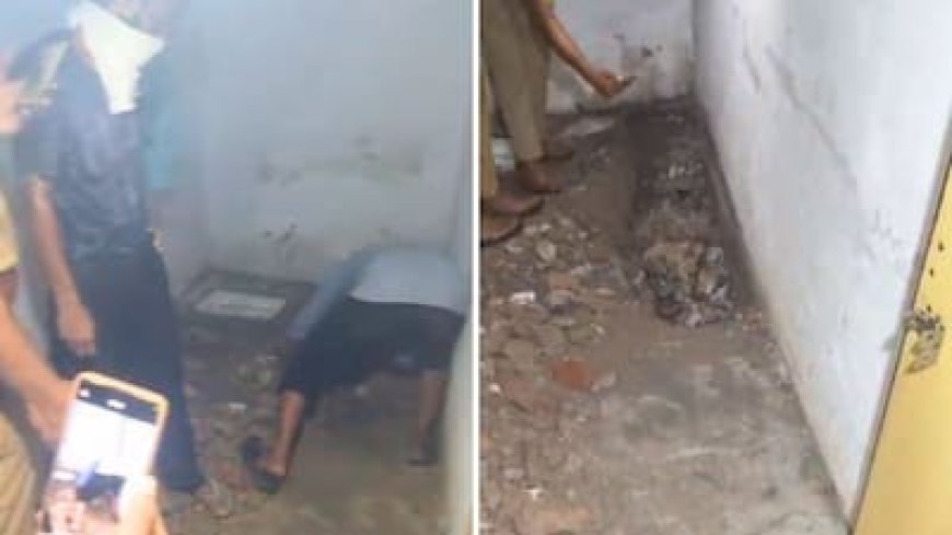 Wife Buries Husband Under Bathroom