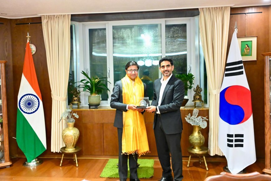 Lokesh Woos Korean Investors, Diaspora