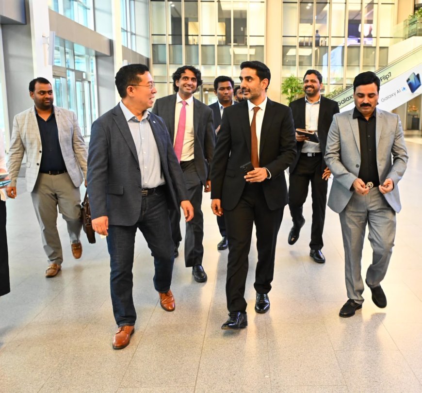 Lokesh Courts Korean Tech Giants